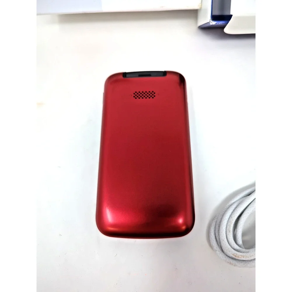 Jitterbug Flip2 Cell Phone for Seniors - Red never used fast shipping